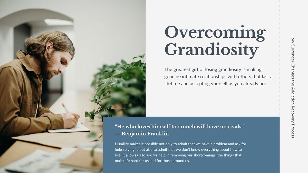 Overcoming Grandiosity