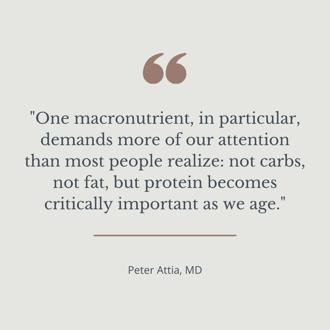 Quote from Peter Attia, MD: 