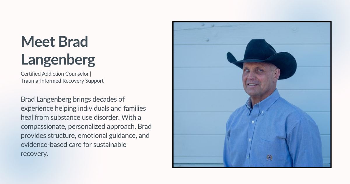 Meet Brad Langenberg: Certified Addiction Counselor